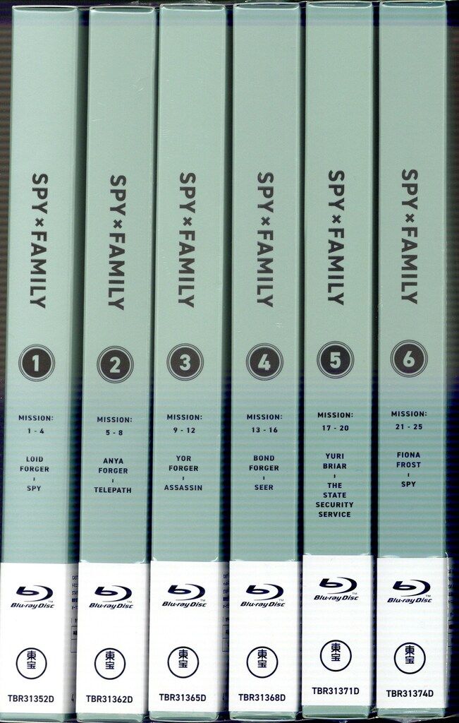 アニメBlu-ray SPY×FAMILY 初回生産 版 1期全6巻 セット