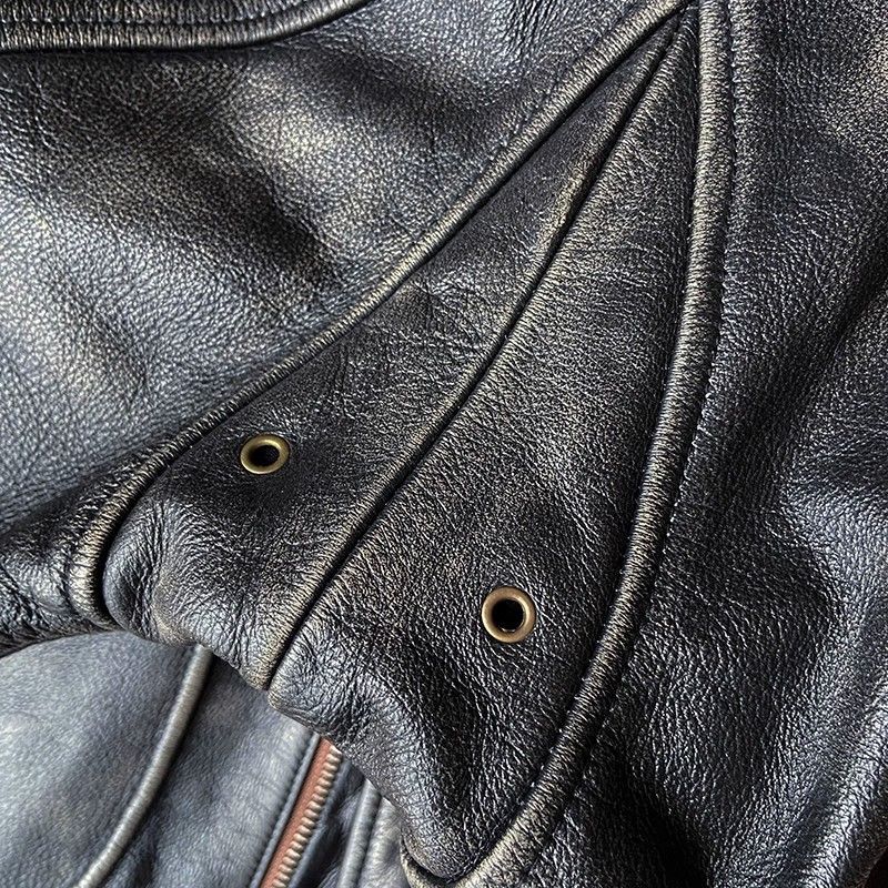 本革ジャケット 厚手