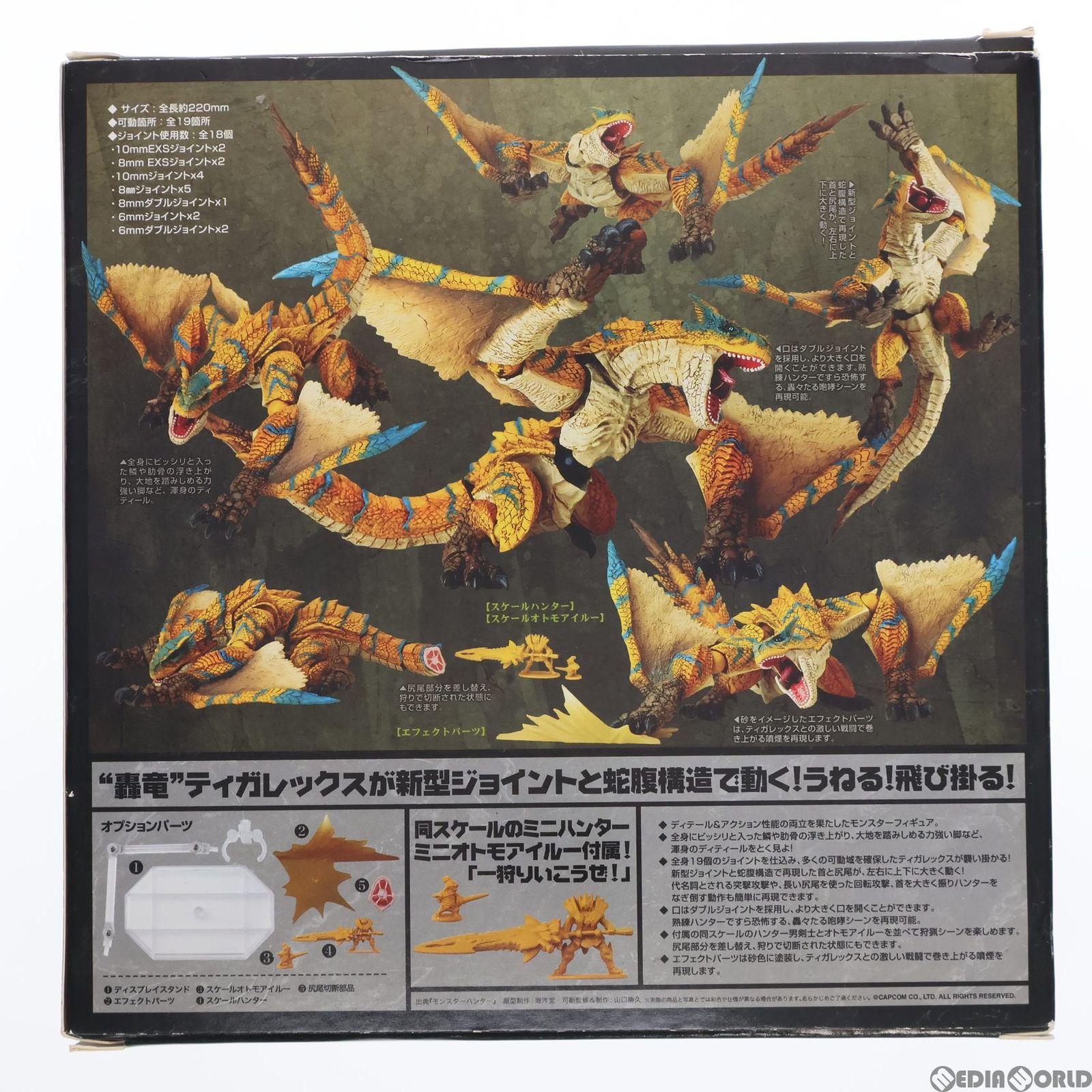 希少種】ヴァルカンログティガレックス 希少種怒りver. フィギュア