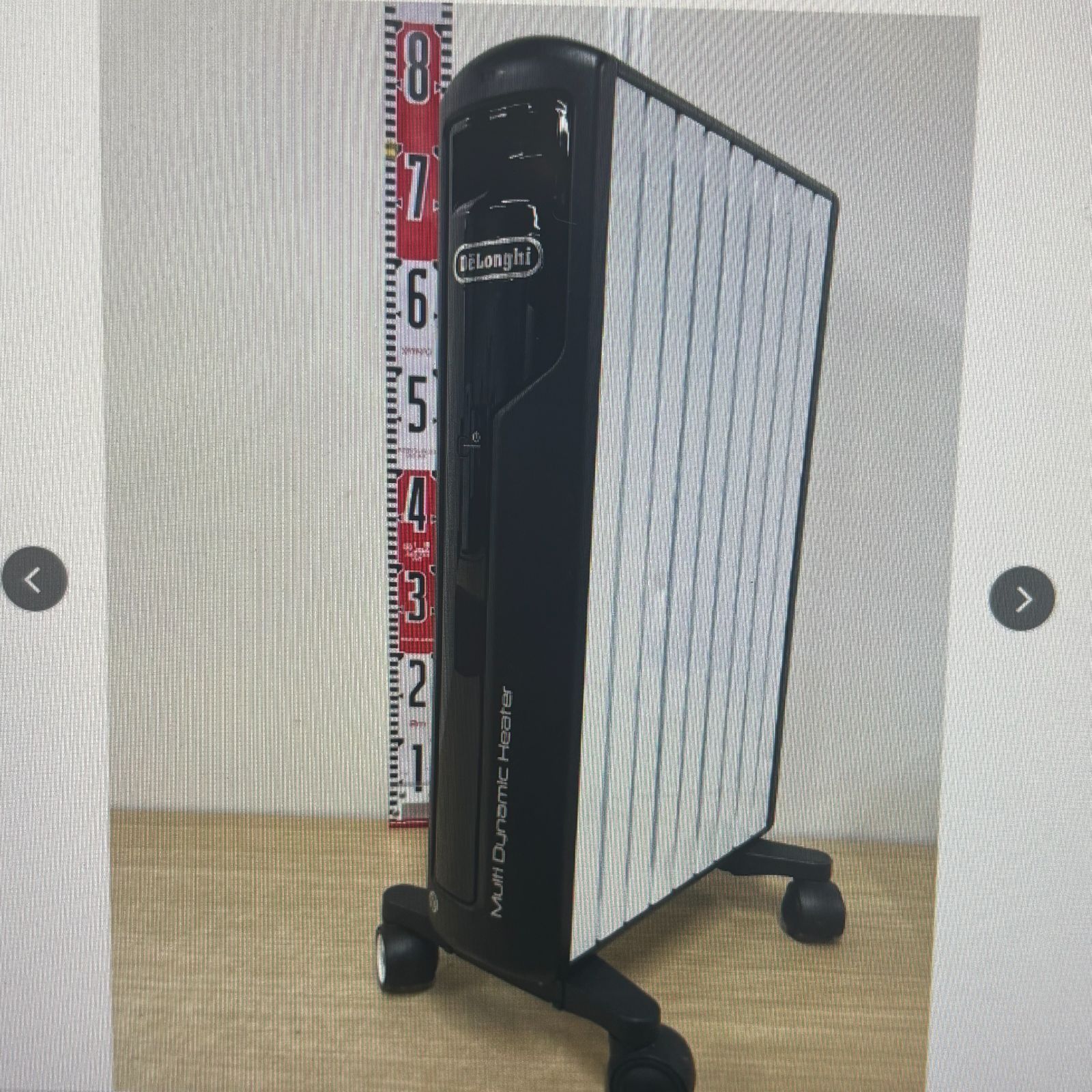 DeLonghi オイルヒーター MDH12-BK 1200W 2020年製 動作 済み ブラック 黒