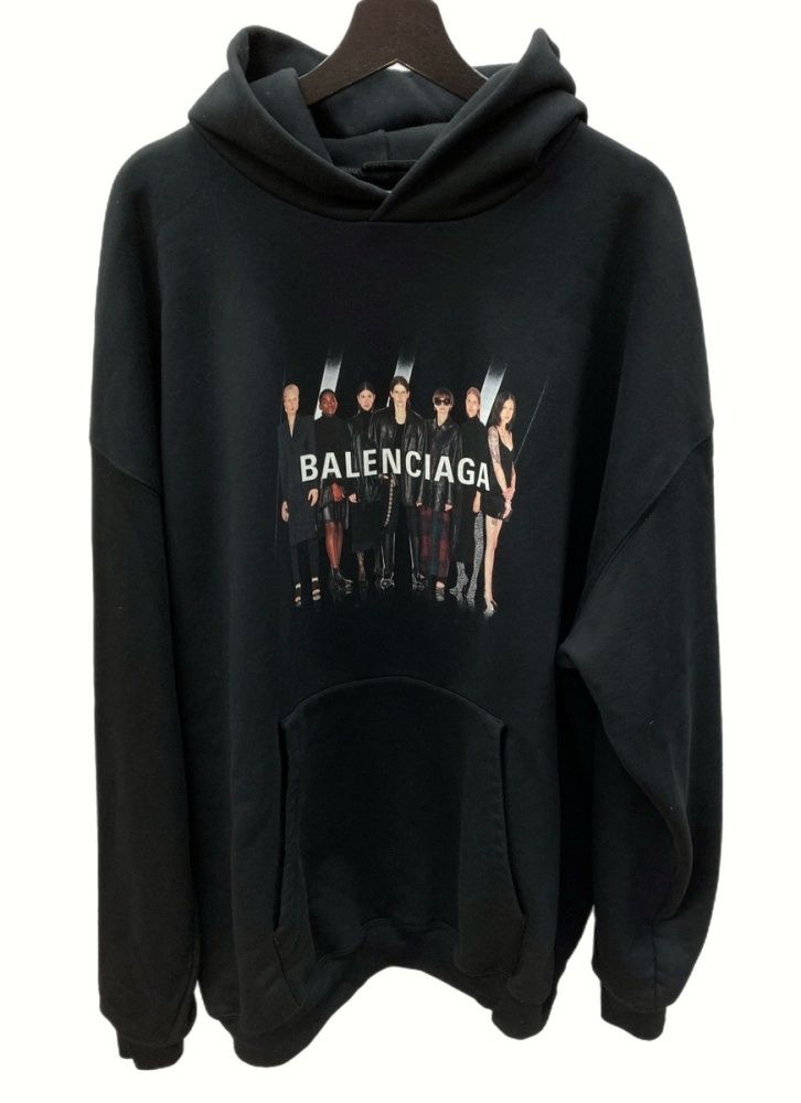 バレンシアガ BALENCIAGA 20AW REAL BALENCIAGA HOODED SWEATSHIRT