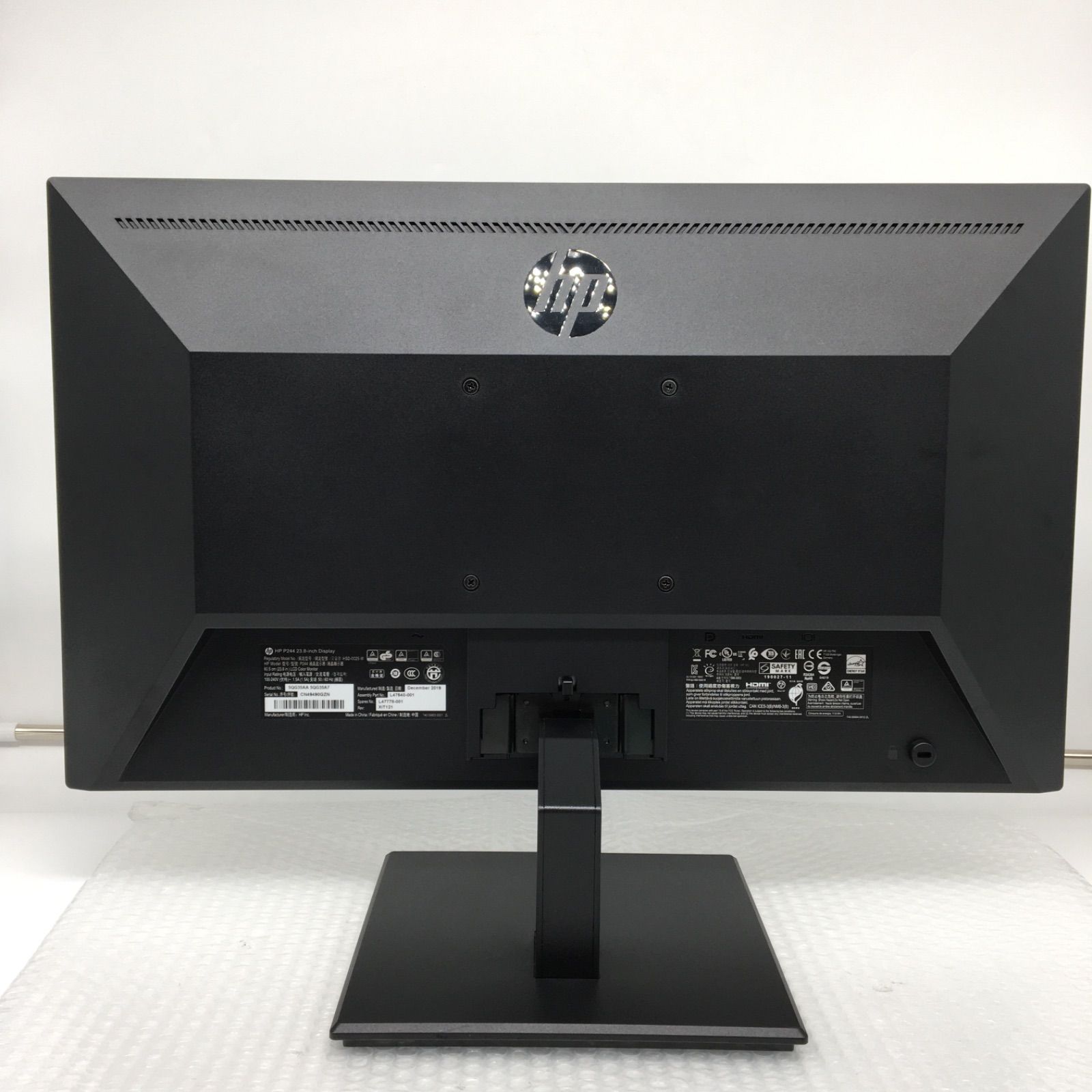 HP P244 5QG35AA#ABJ 2台 中古】HP 5QG35AA#ABJ HP 23.8インチワイド