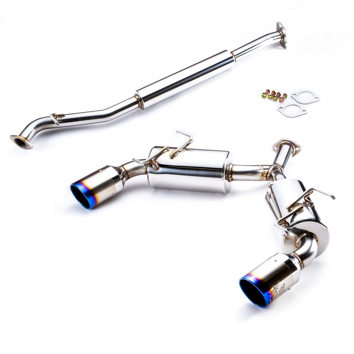 湾岸 トヨタ 86 GR86 ZN8 FA24 車検対応 3P構造 チタン製 左右出し MT AT 車検対応 エキゾースト 排気 ワンガン
