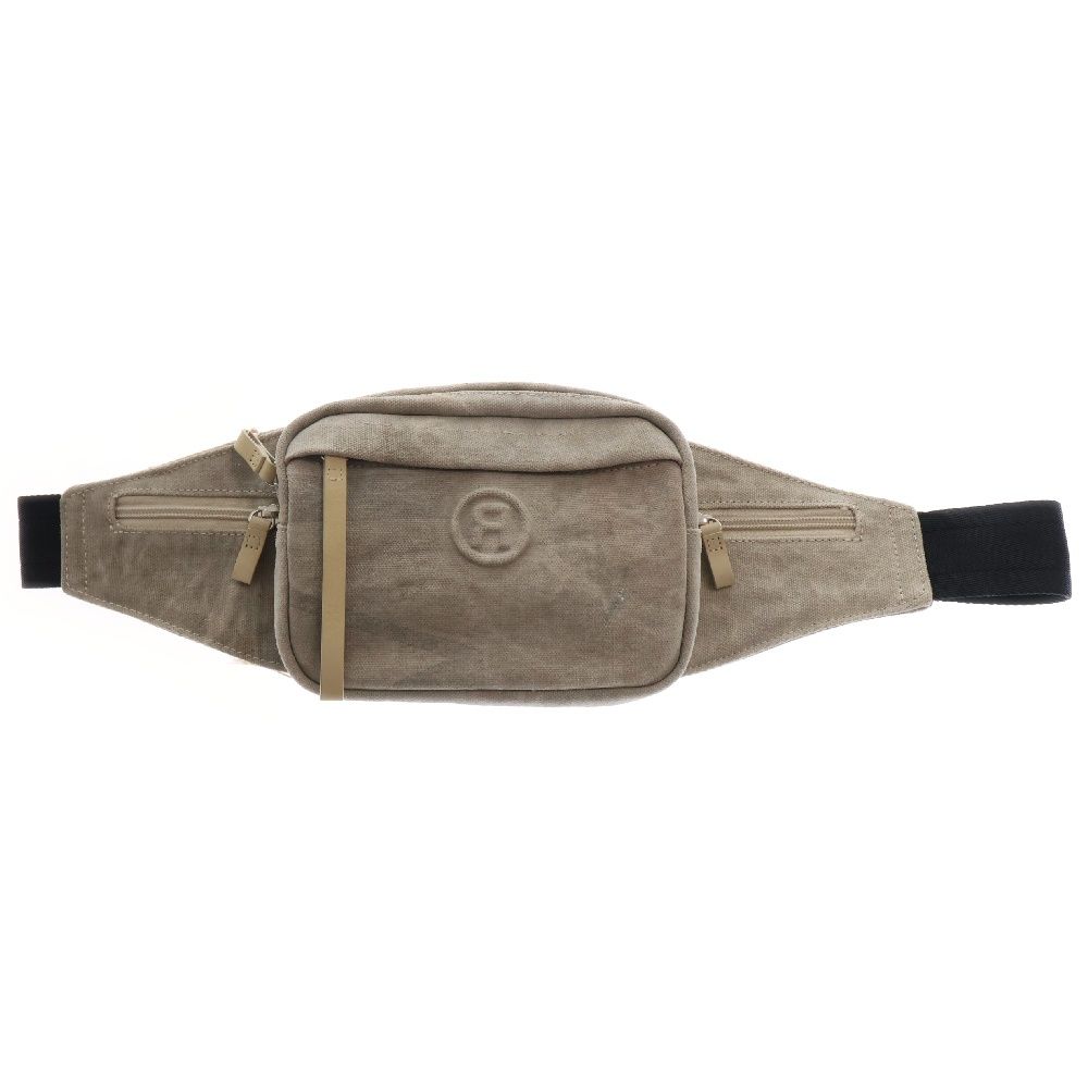 READY MADE (レディメイド) BODY POUCH WHITE RE-CO-WH-00-00-173 ヴィンテージコットン ボディ ポーチ ショルダーバッグ ホワイト グレー