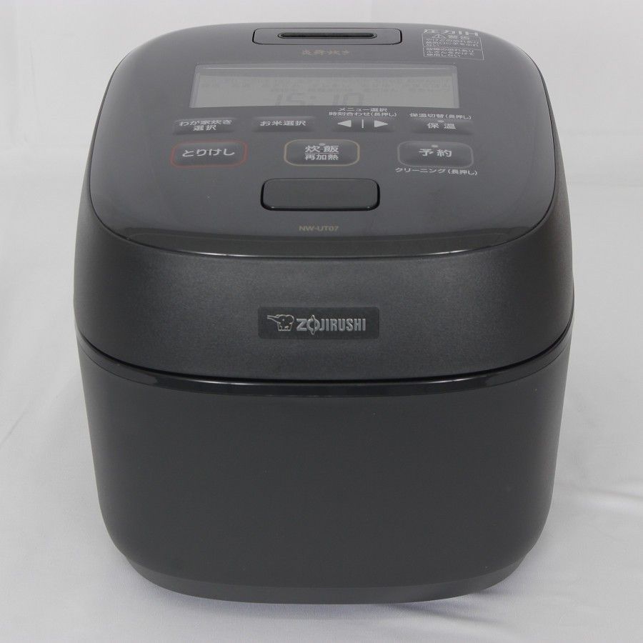 象印 炊飯器 圧力IH炊飯ジャー（4合炊き） 濃墨 ZOJIRUSHI 炎舞炊き NW-US07-BZ
