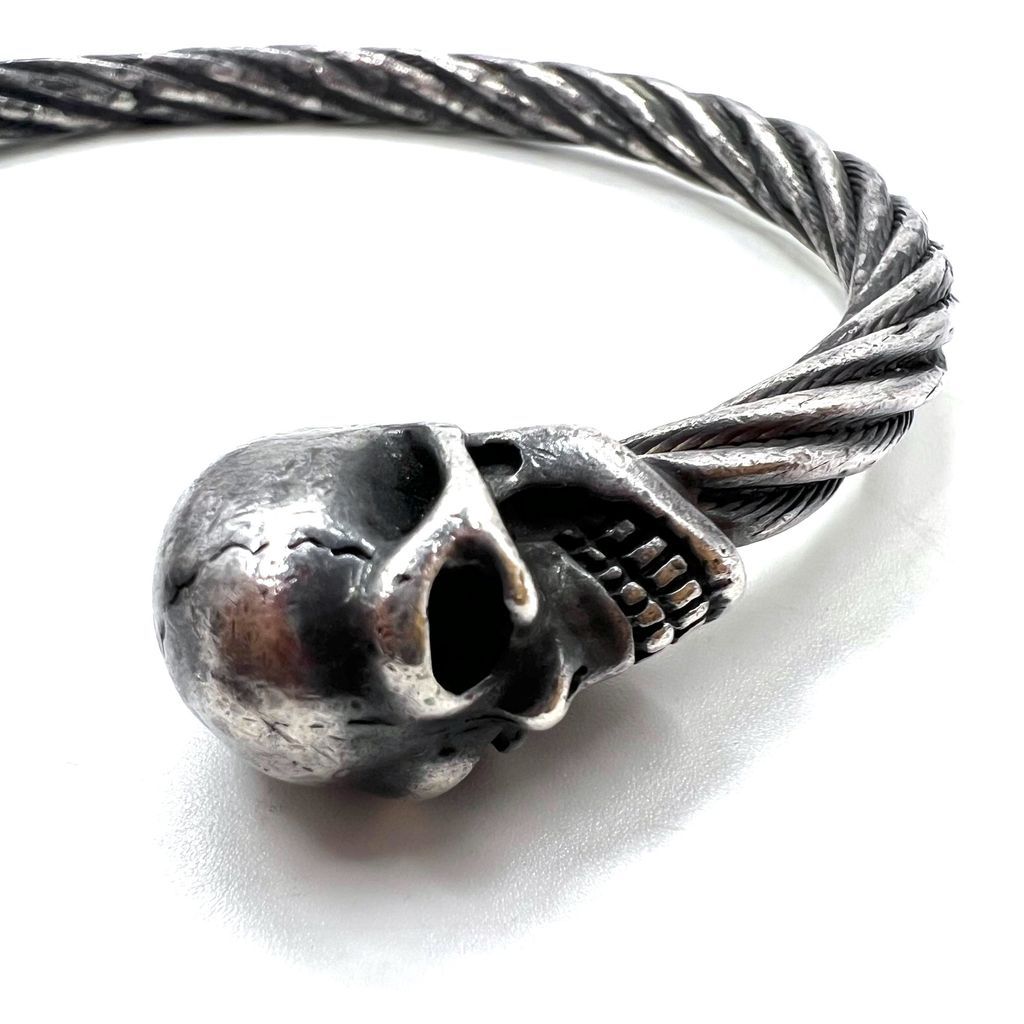 Gaboratory ( GABOR ) スカル ワイヤー バングル Skull Wire Bangle