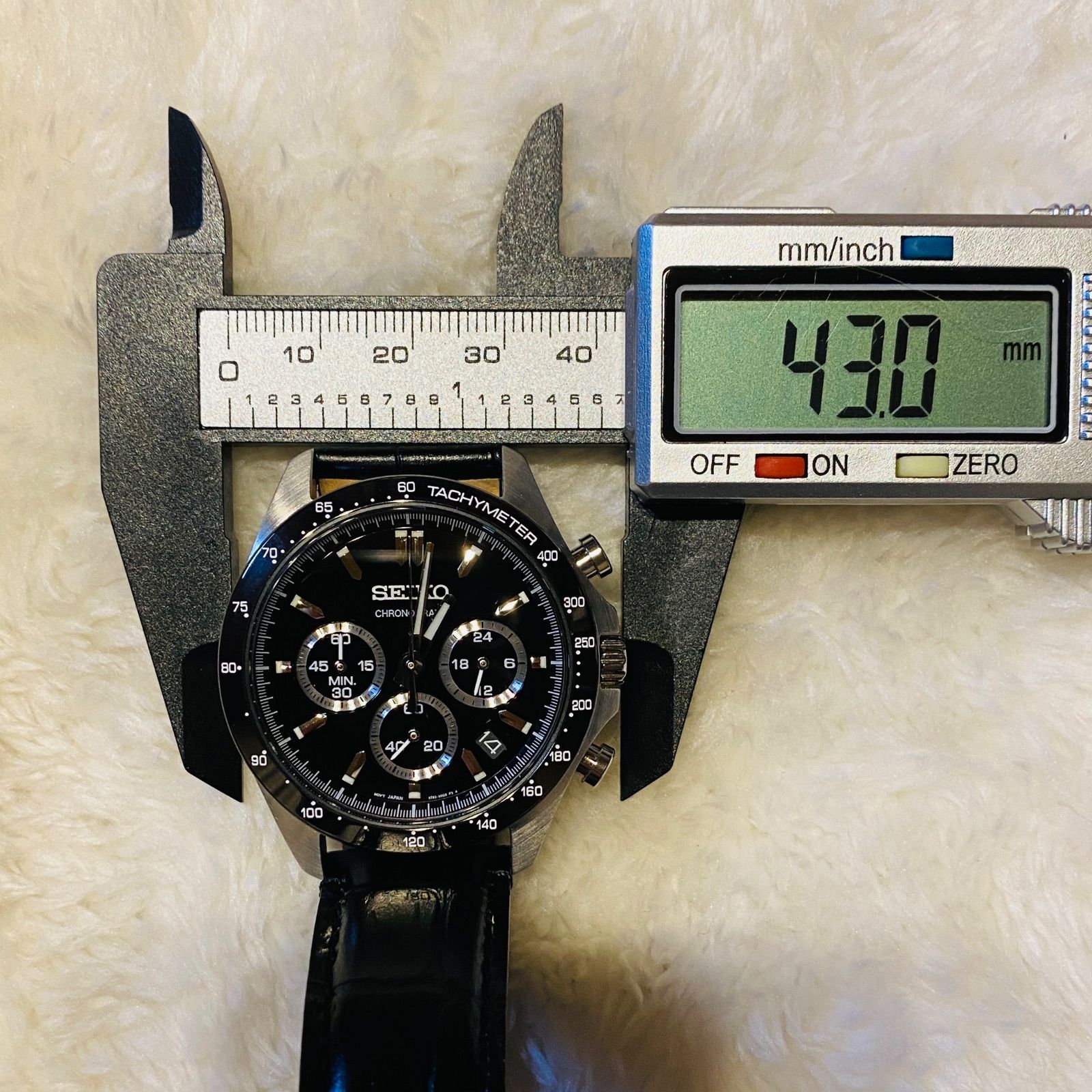 T076）未使用品 美品 稼動品 SEIKO セイコー セレクション クロノ 