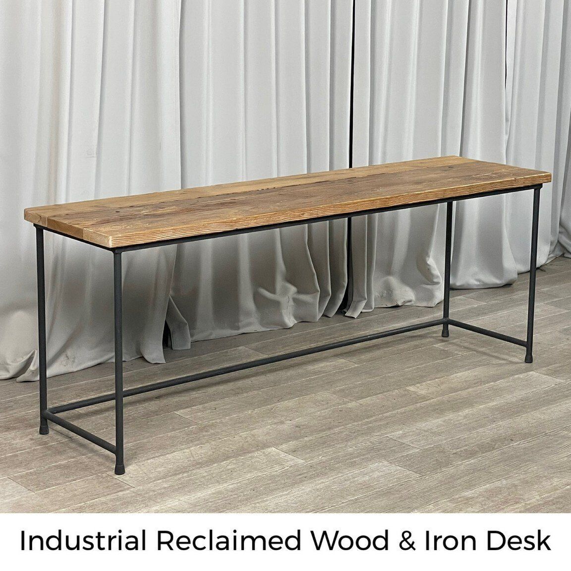 GS70 インダストリアル 古材 - アイアン デスク | コンソール テーブル ヴィンテージ |神奈川県秦野市|A5