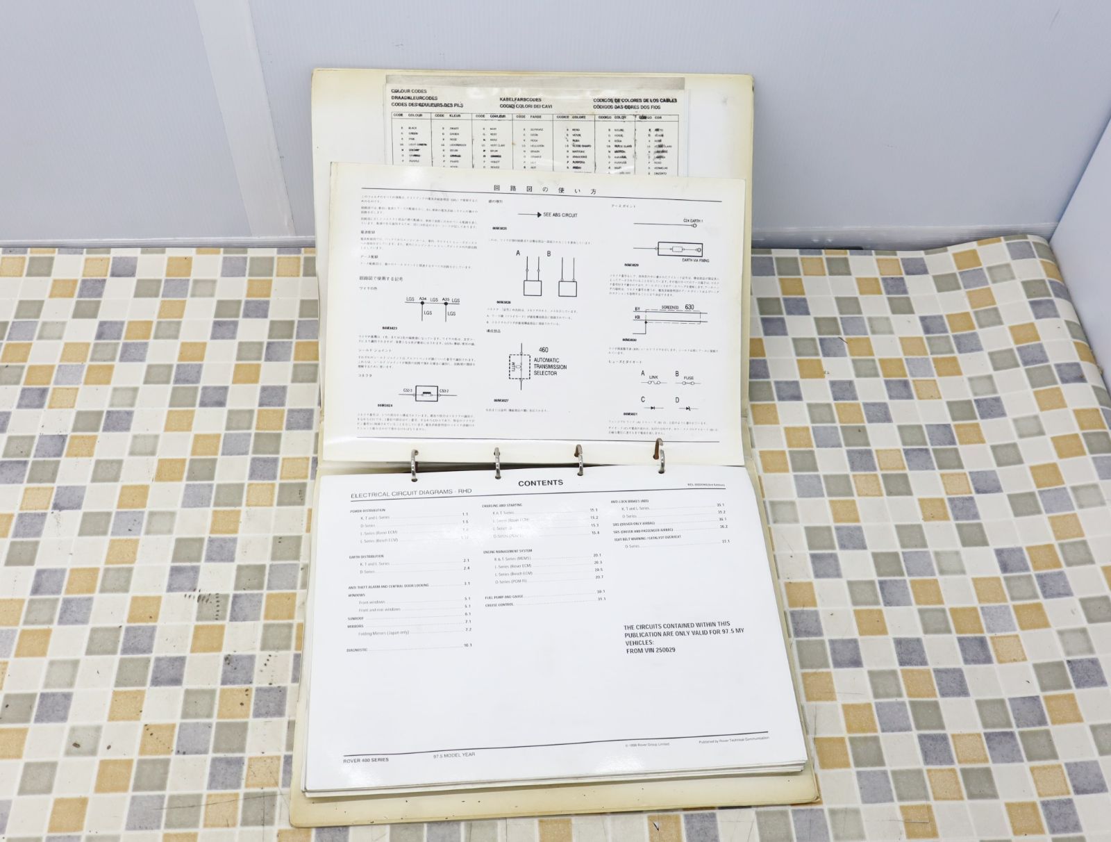 △メンテナンス 外車 旧車｜Electrical Circuit Diagrams｜ ROVER400 RCL0138 97.5 MODEL｜ディスカバリー  整備書 電装系 英語□O7775 - メルカリ