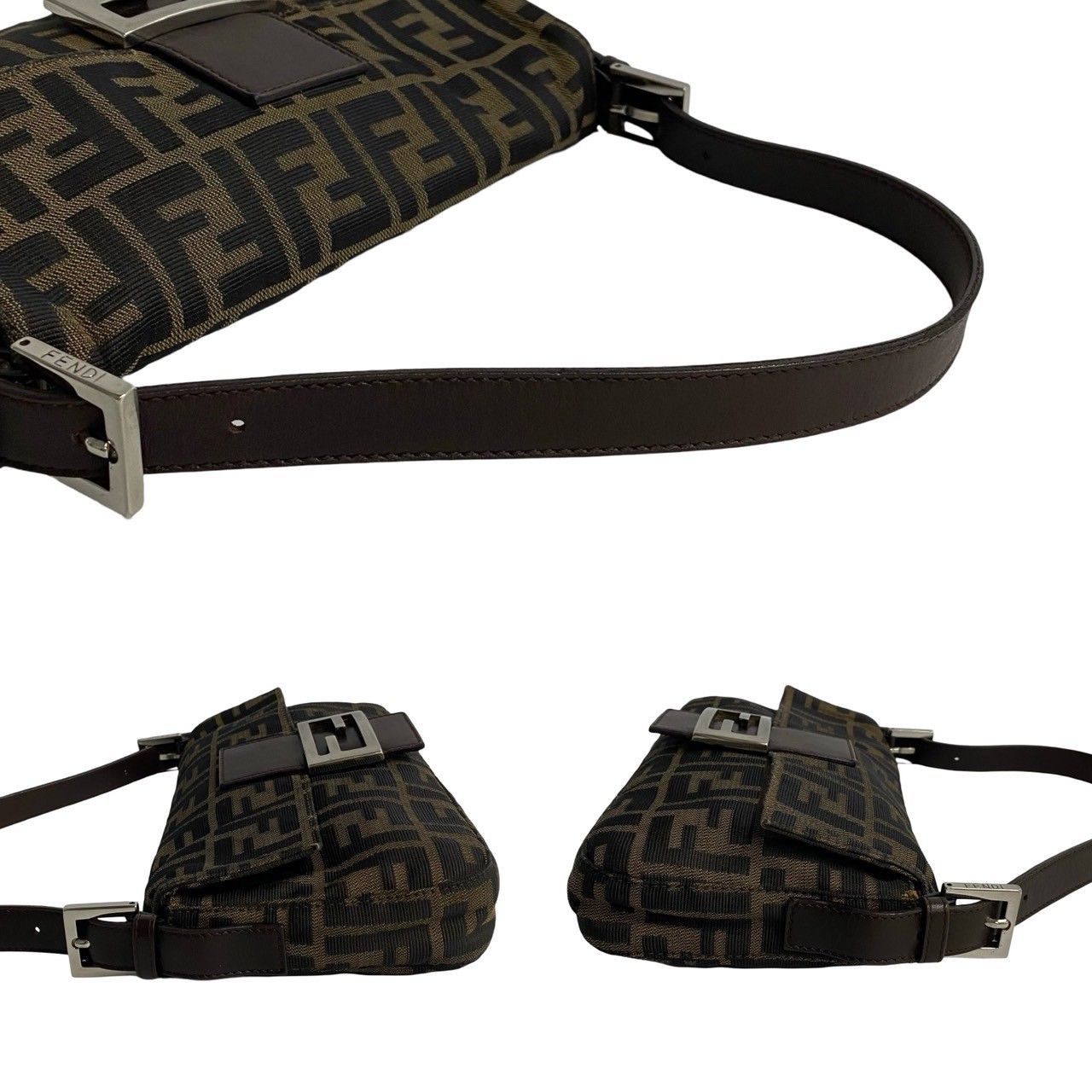極 美品 FENDI フェンディ マンマバケット ズッカ FF 柄