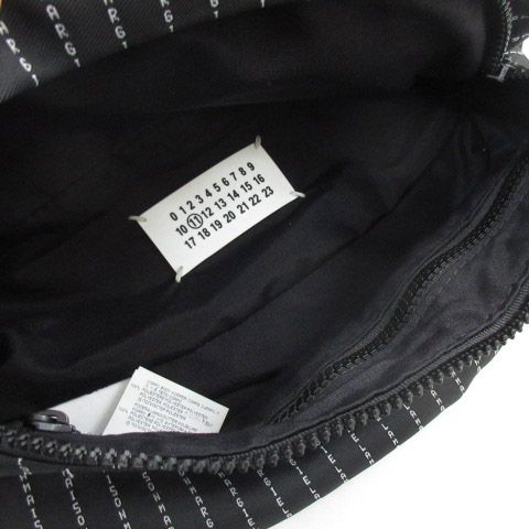 メゾンマルジェラ 11 Maison Margiela 11 20AW バムバッグ ベルトバッグ ボディバッグ ウエストバッグ ウエストポーチ ロゴ  ストライプ S55WB0010 P3533 ブラック 黒 株式会社マルジェラジャパン - メルカリ