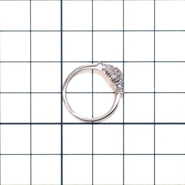 希少 Pt900 天然ピンク ダイヤモンド リング 0.148ct PD0.45ct FOP SI1  
