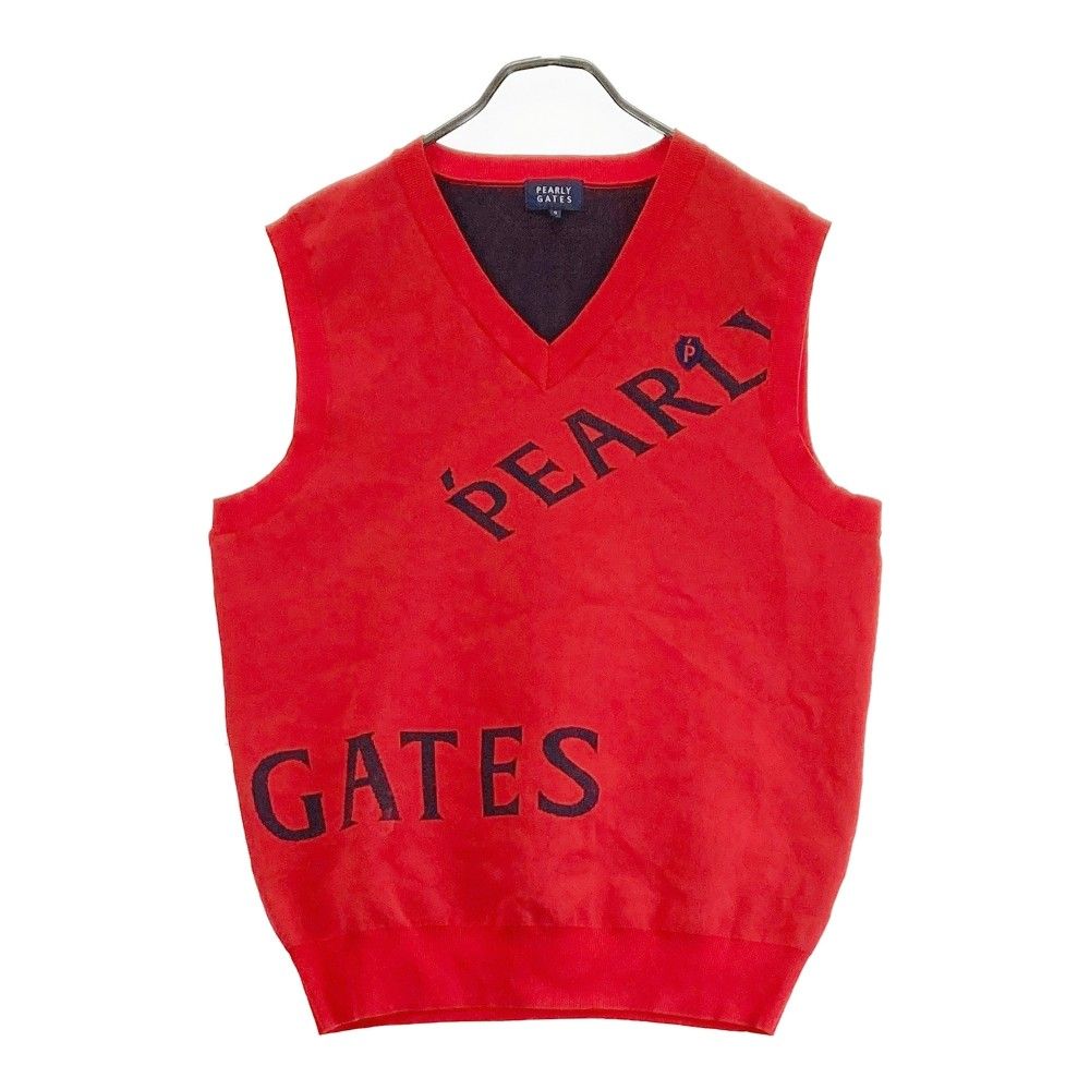 サイズ：6 PEARLY GATES パーリーゲイツ Vネック ニットベスト