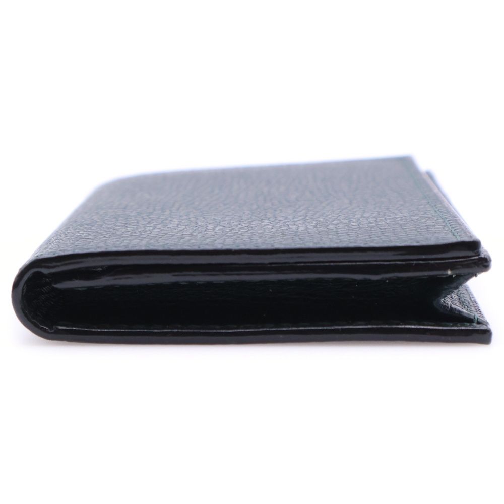 【美品】Valextra ヴァレクストラ 名刺入れ カードケース ダークグリーン Valextra ヴァレクストラ カードケース Business card case