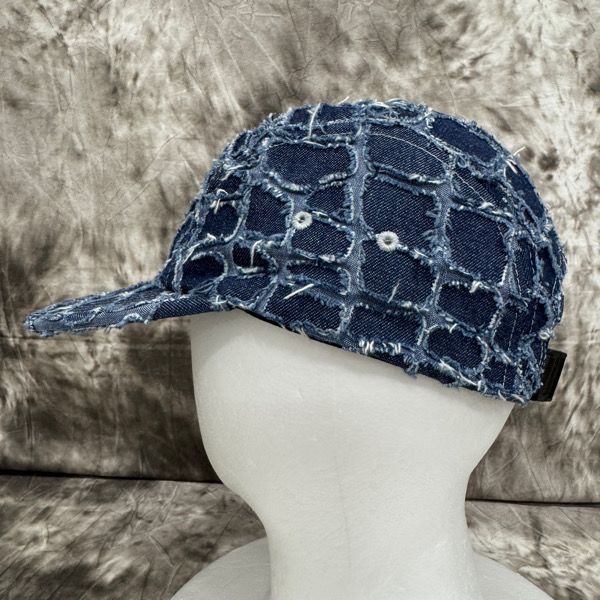 Supreme/シュプリーム【25SS】Frayed Croc Denim Camp Cap