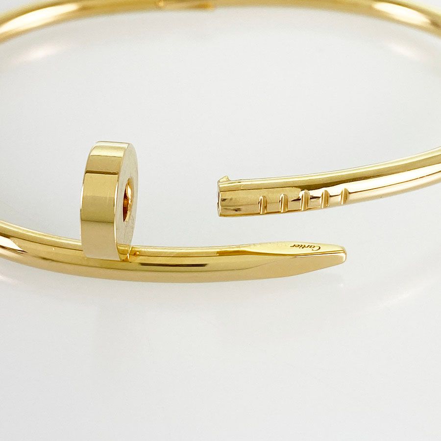 カルティエ CARTIER ジュストアンクル ブレスレット K18YG サイズ17
