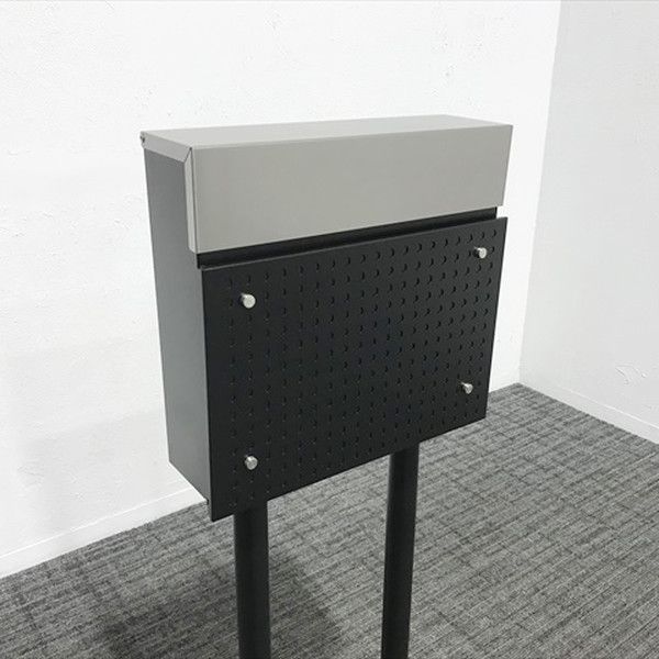 ポスト MOJYU スタンドポスト 郵便ポスト ローザ ブラック WWW_KANDAIZUMI_COM