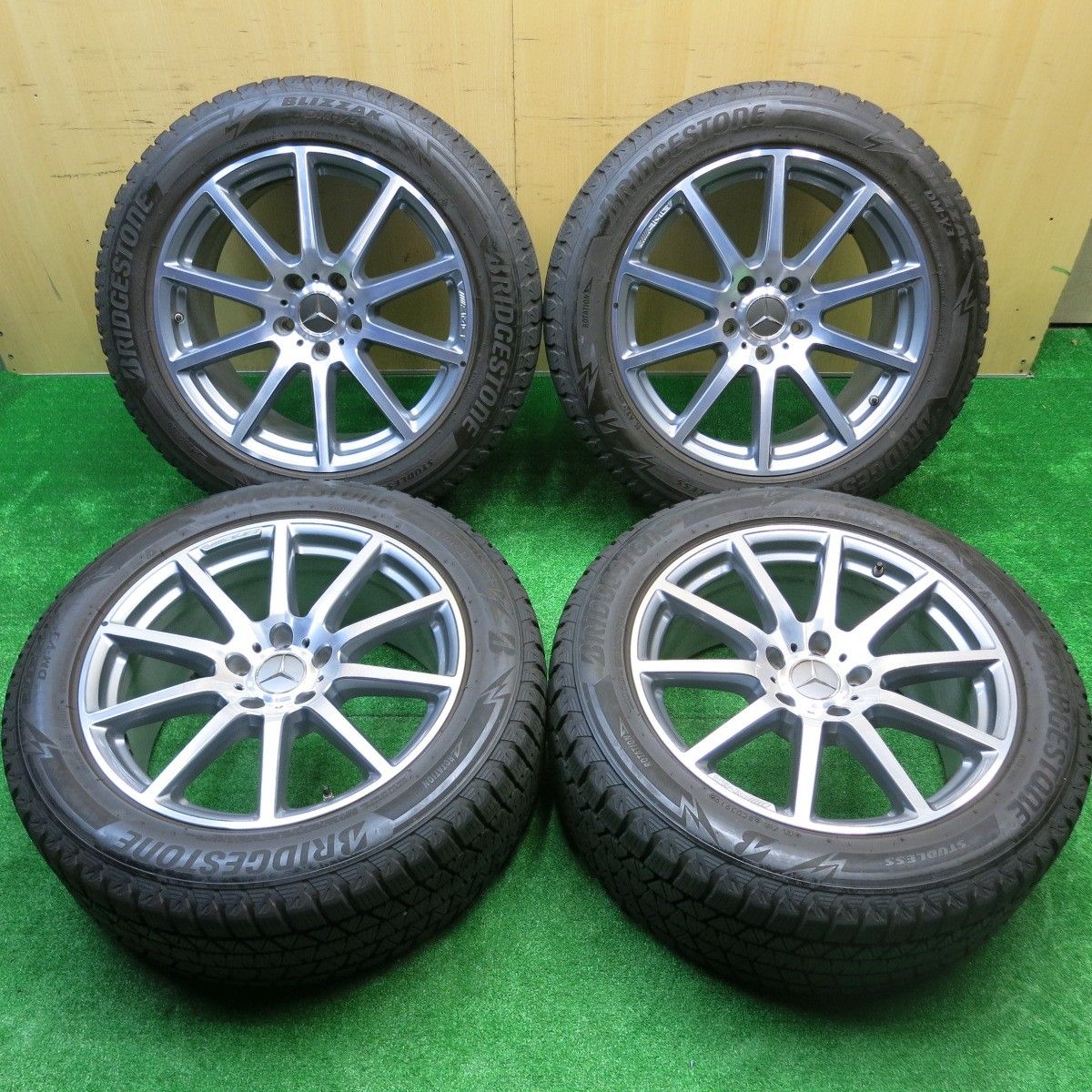 バリ溝 キレイ 9分 ベンツ Gクラス W463 A G63 ゲレンデ 純正 AMG 275|50R20 スタッドレス ブリヂストン ブリザック DM-V3 20インチ PCD130|5H 5100911HAス