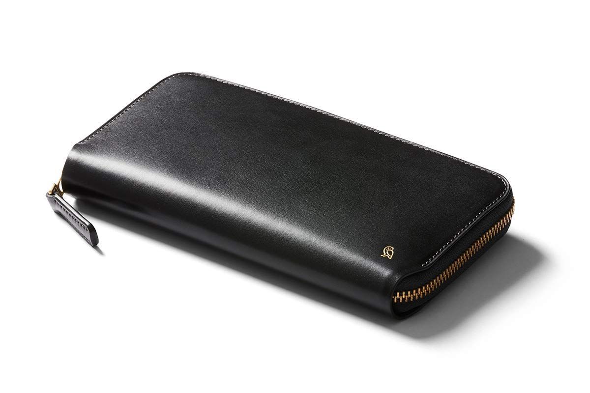 Bellroy・ベルロイ Women’s Premium Leather Folio Wallet - Designers Edition (財布 レディース 長財布 革財布) - Black