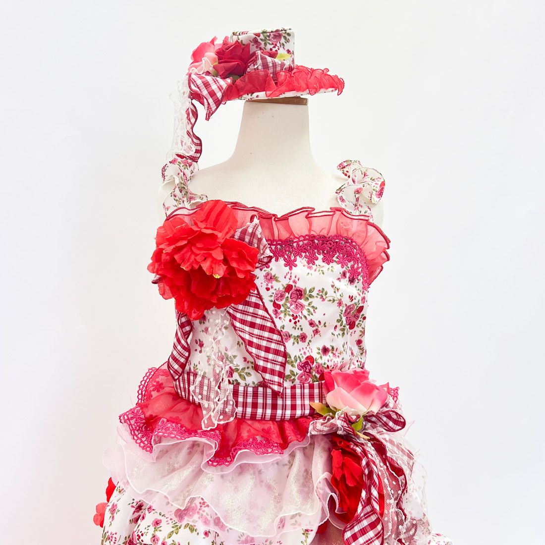 子供ドレス レッド系