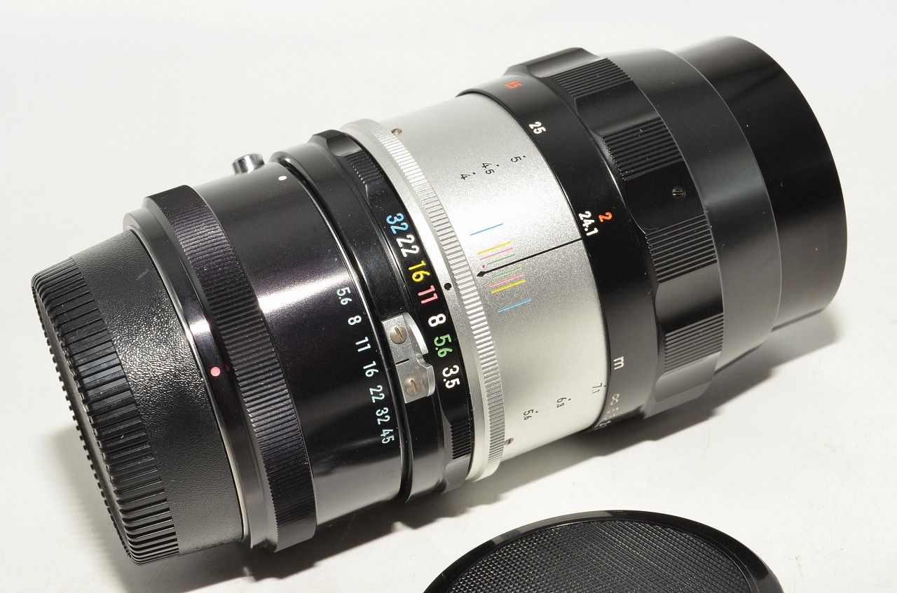NIKON ニコンレンズ　Micro-NIKKOR　55ｍｍ　1：2.8　美品 極美品ニコン Ai-s Micro-Nikkor 55mm F2.8 257 マクロレンズ 単焦点
