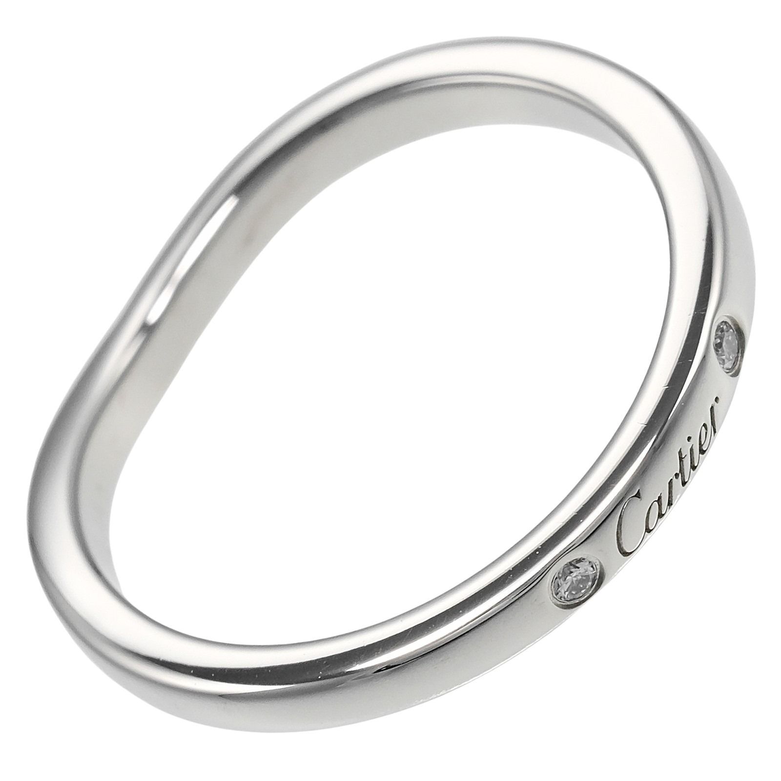 CARTIER】カルティエ バレリーナ カーブ Pt950プラチナ×3P