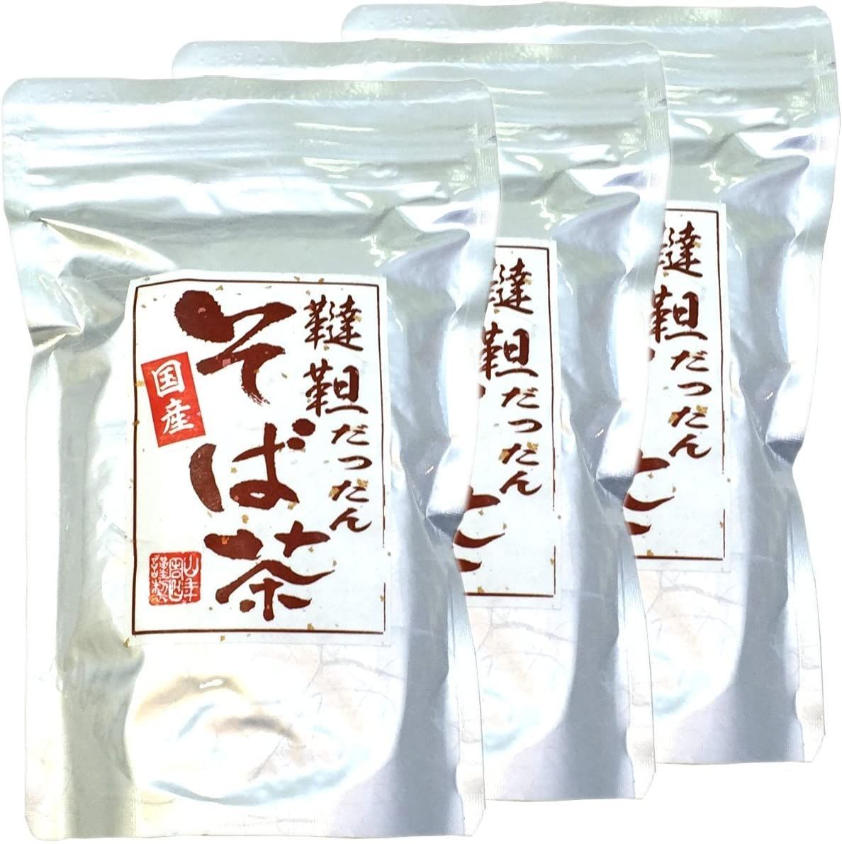 韃靼そば茶 300g【3袋セット】無農薬 北海道産 巣鴨のお茶屋さん 山年園