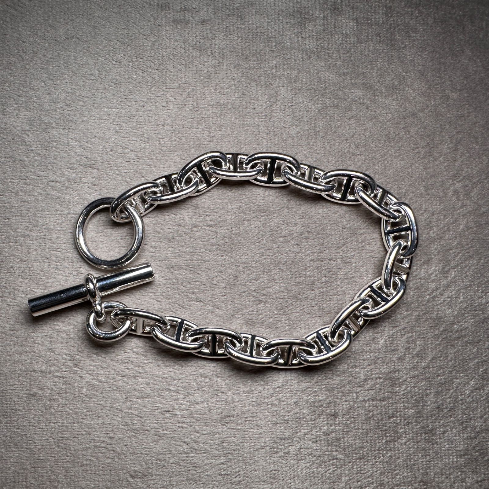 HERMES シェーヌダンクル MM 18コマ 19.5cm 箱付き HERMES
