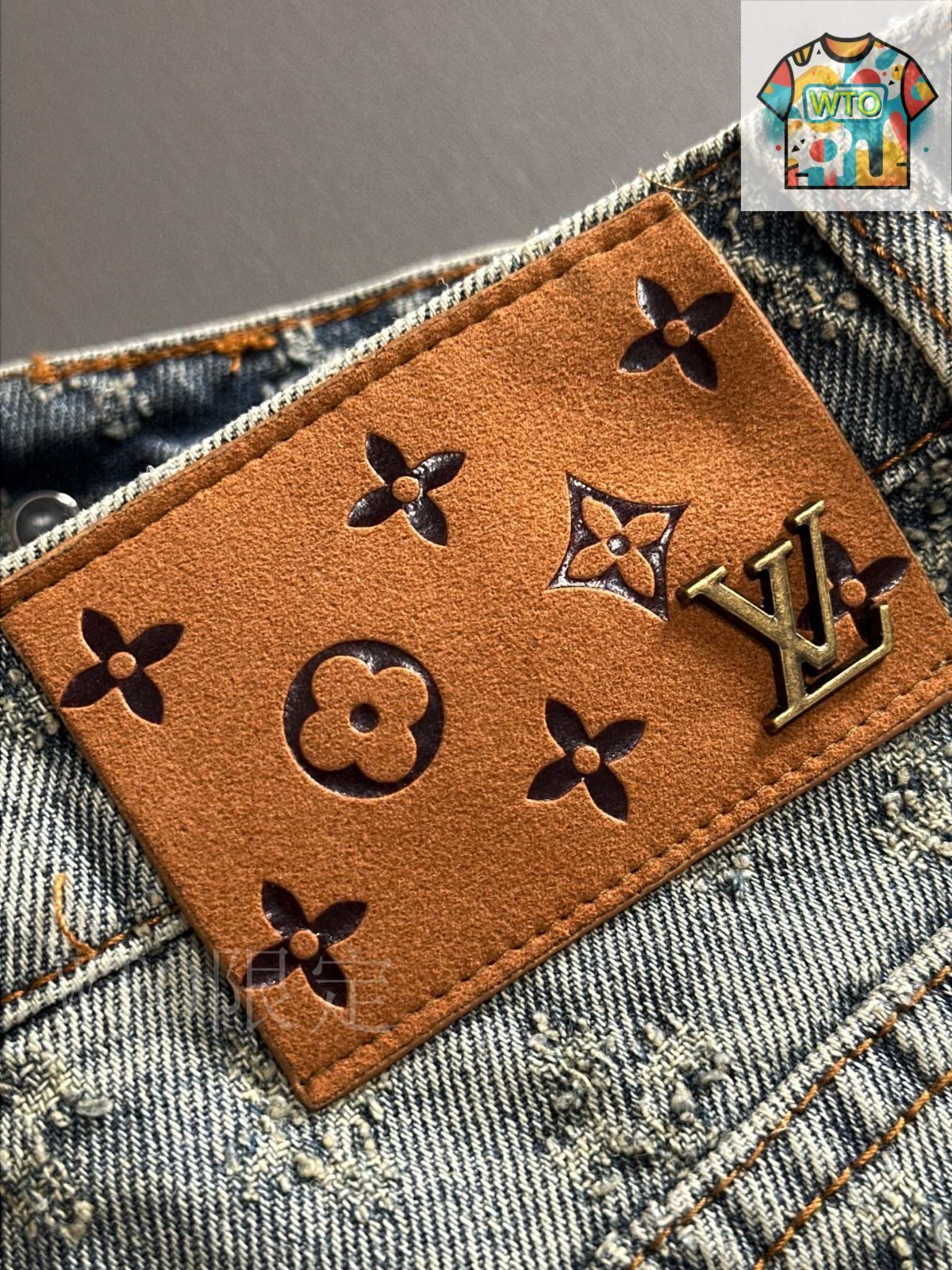 極美品⭐︎スーパービューティー 花柄刺繍デニムジャケット 40