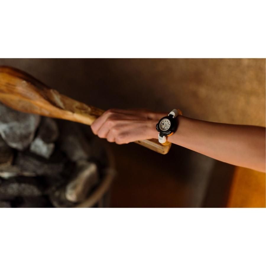 カシオ CASIO サ時計 オレンジ SAN-100H-7BJR サウナ愛好者の