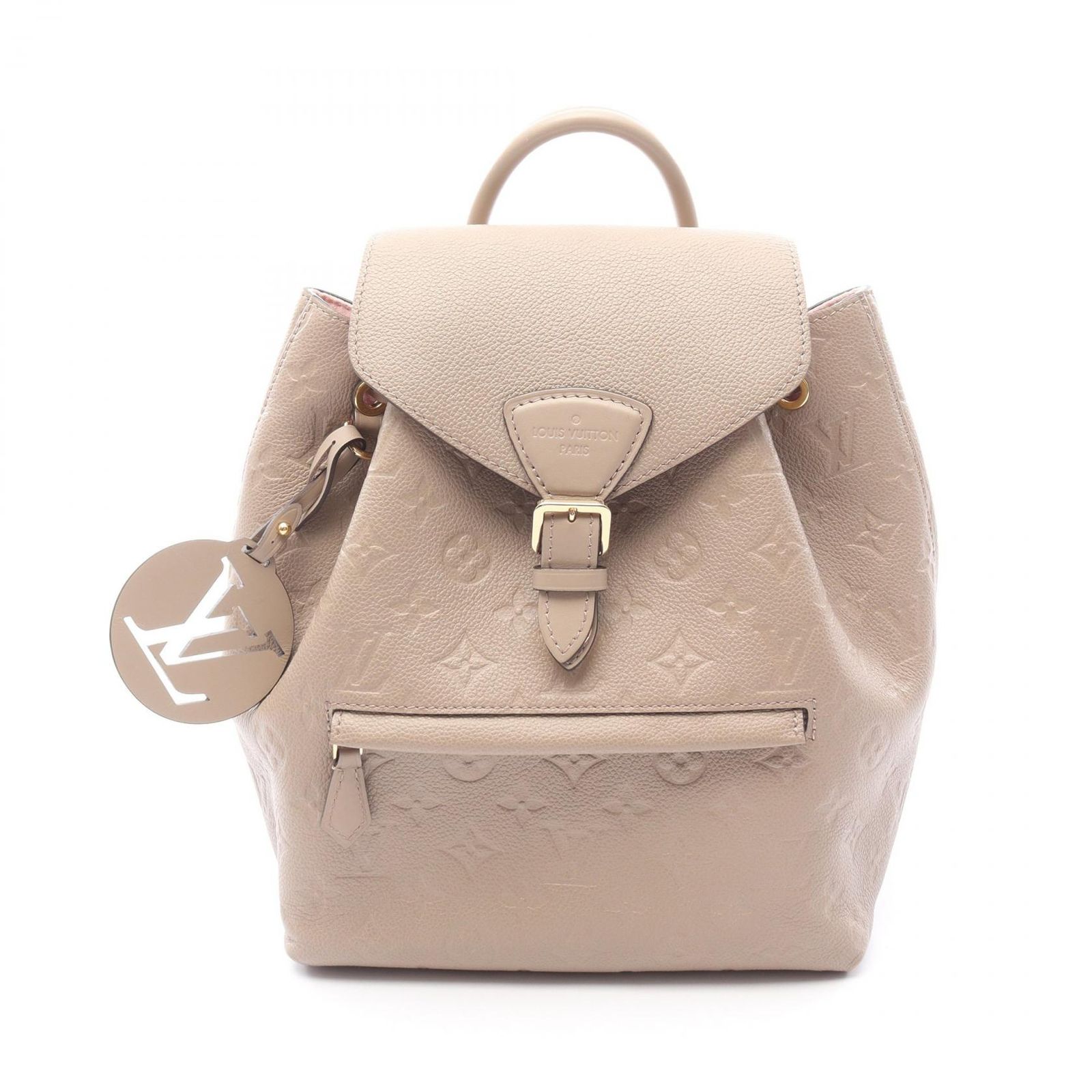 ルイ ヴィトン LOUIS VUITTON リュックサック バックパック モンスリPM M45410 トゥルトレール レザー モンスリPM レディース Used A