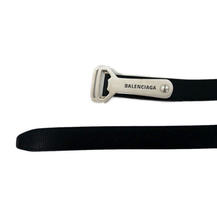 BALENCIAGA D RING BELT ボトルオープナー Dリングベルト Men's Bottle Opener D Ring Belt in Black | Balenciaga US