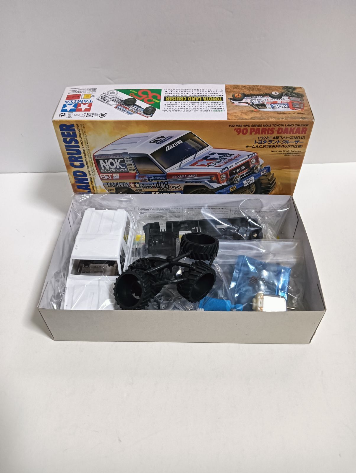 新品未開封】ミニ四駆 トヨタ ランドクルーザー チームACP 1990