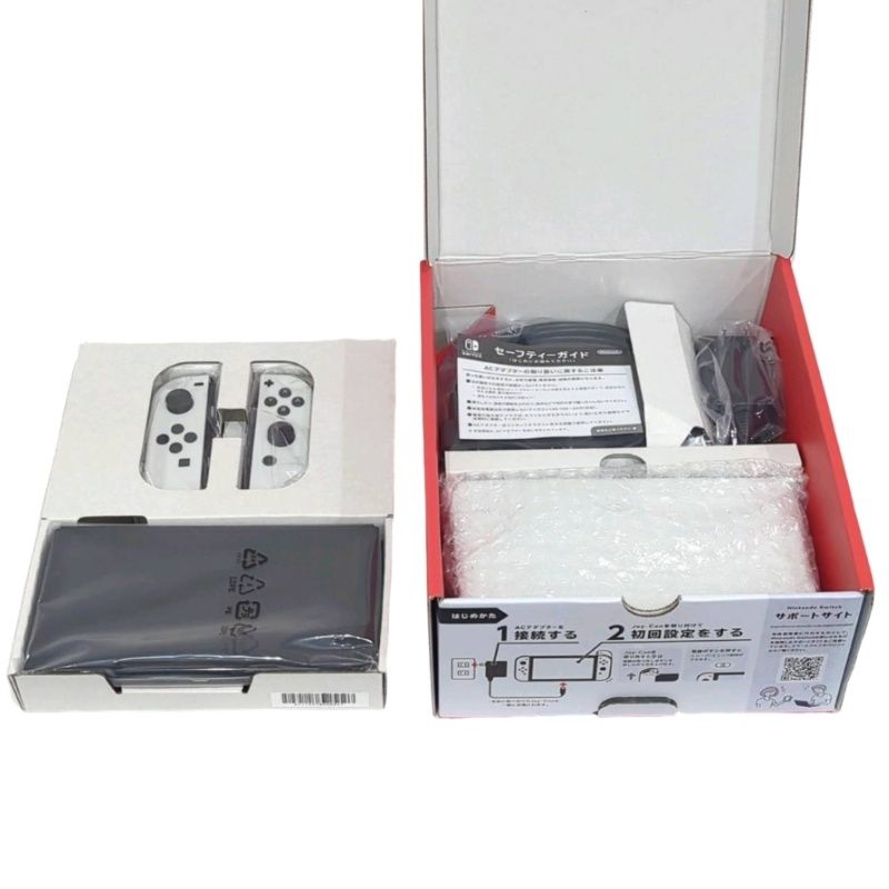 Nintendo 任天堂 Switch 有機ELモデル HEG-S-KAAAA ゲーム機本体 ホワイト 初期キズ 12510K108