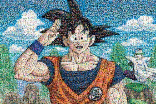 エンスカイ 1000ピース ジグソーパズル ドラゴンボールZ モザイクアート (50x75cm)