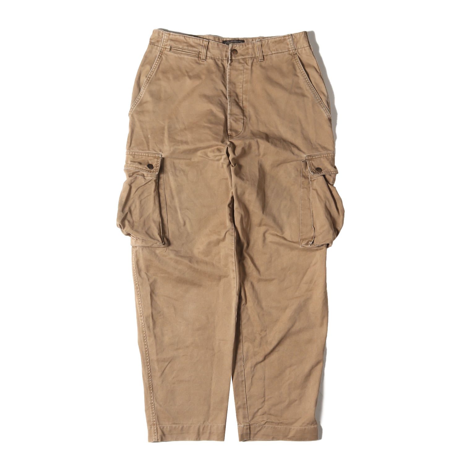 RRL ダブルアールエル パンツ サイズ:詳細参照(W32位) 90s 三ツ星 カーゴ ファティーグパンツ ライトブラウン ラルフローレン ボトムス ズボン【メンズ】
