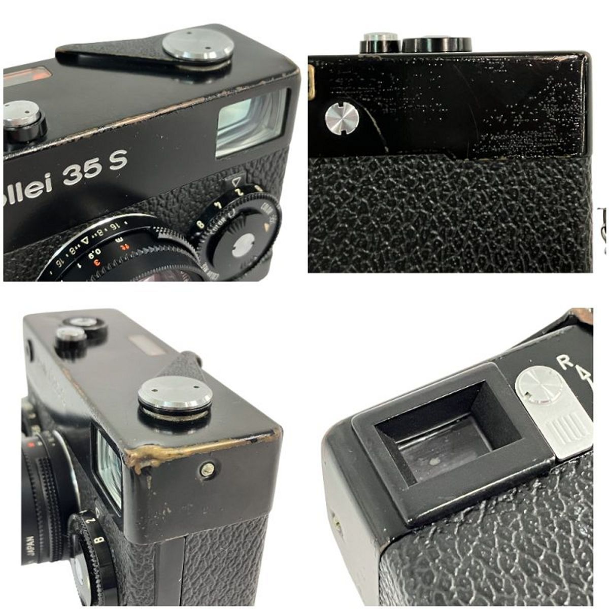 Rollei ローライ 35S Sonnar F2.8 フィルムカメラ ローライ 35S ブラック (Sonnar 40mm F2.8) 整備清掃済み - 日進