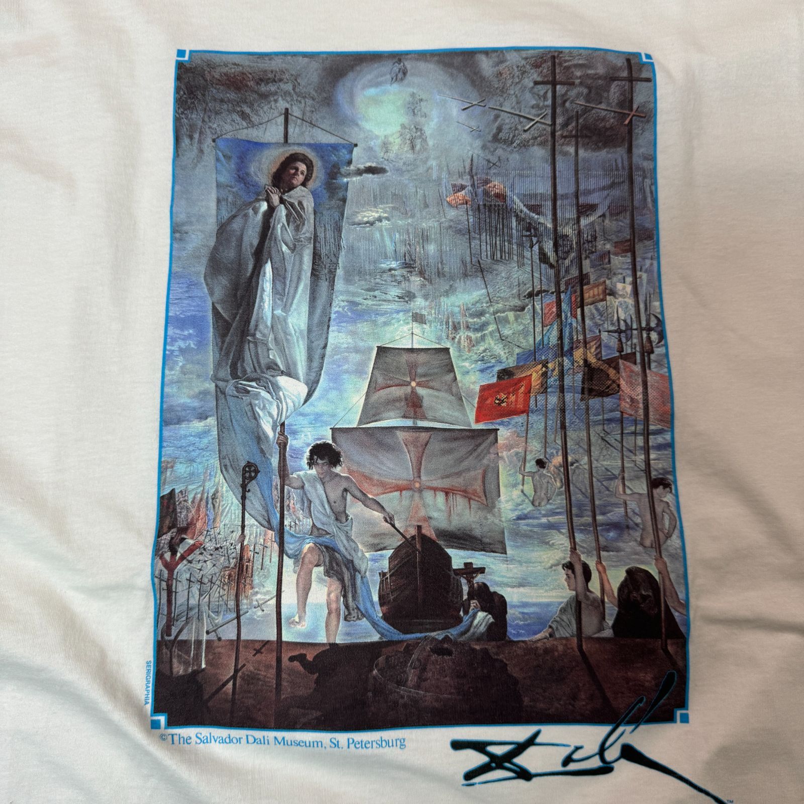 90s アートTシャツ Salvador Dali サルバドールダリ XLサイズ 美術