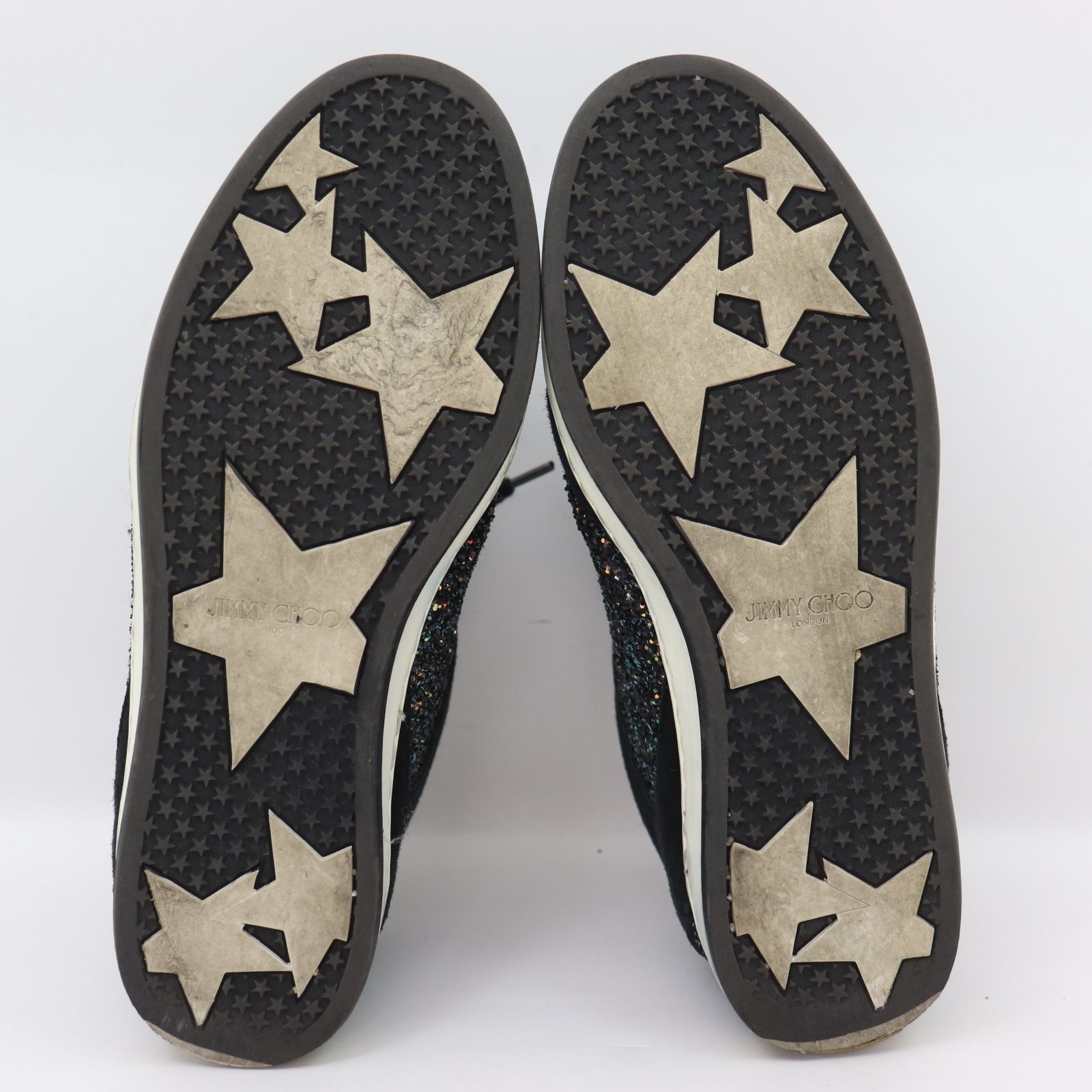 IT2X7URGH384 JIMMY CHOO ジミーチュウ スニーカー ラメ ローカット 