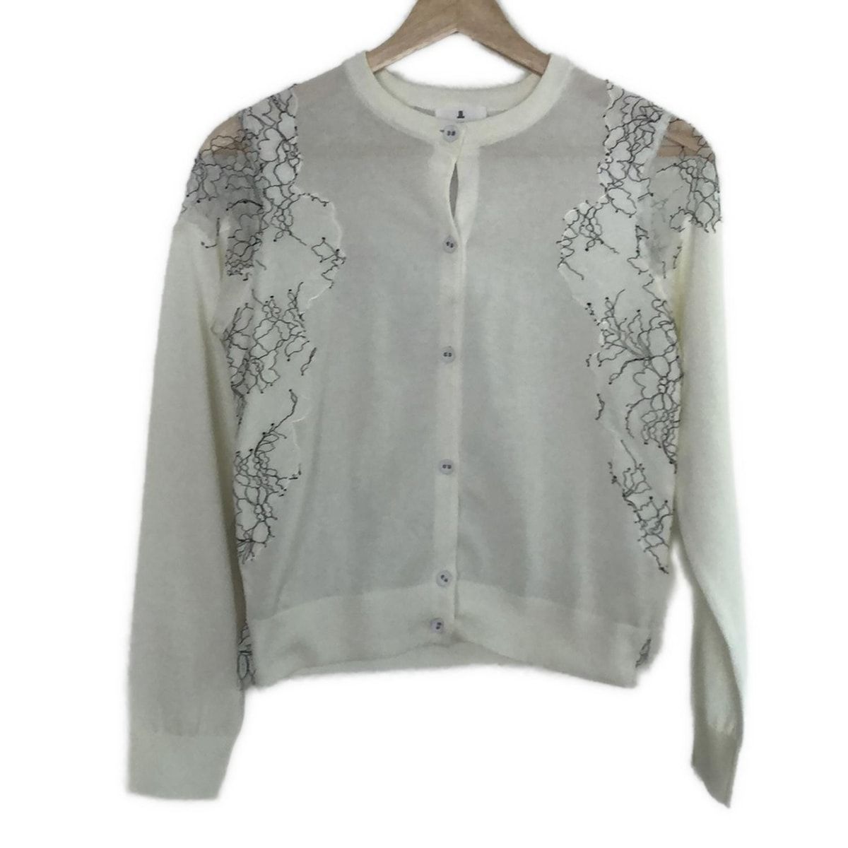 ランバンオンブルー ニット グレー 38 ランバンオンブルー ニット