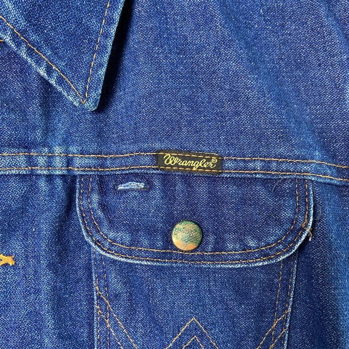 70~80年代 Wrangler ラングラー デニムジャケット 74126NV メンズM相当