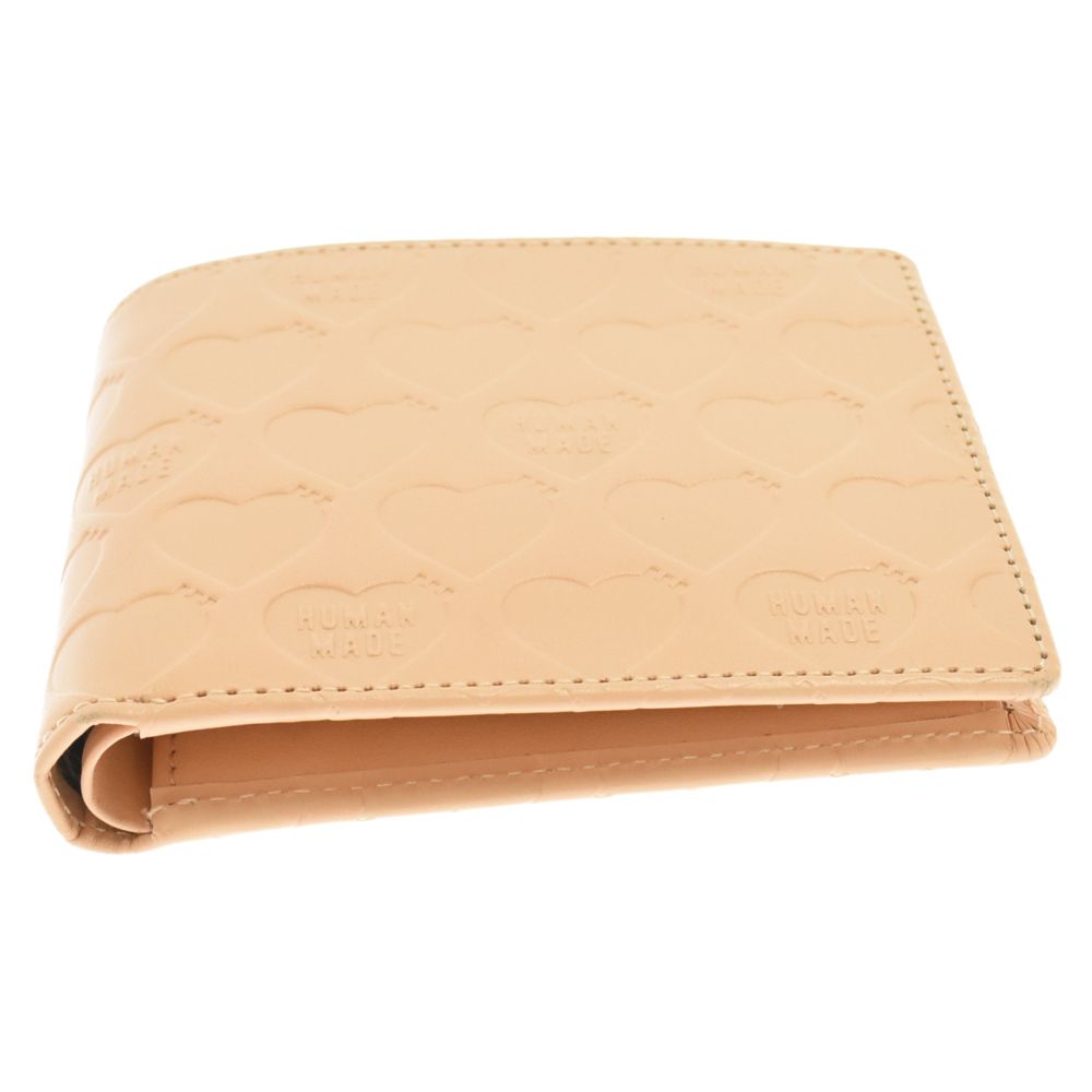 HUMAN MADE ヒューマンメイド LEATHER WALLET BEIGE レザー ウォレット 二つ折り 財布 ベージュ ヒューマンメイド - レザー ウォレット | HBX