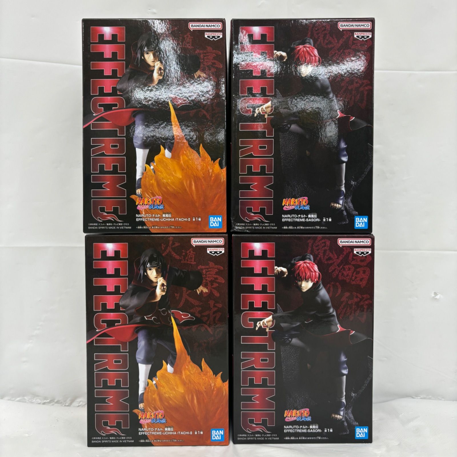 未開封 NARUTO-ナルト- 疾風伝 EFFECTREME 4個セット サソリ