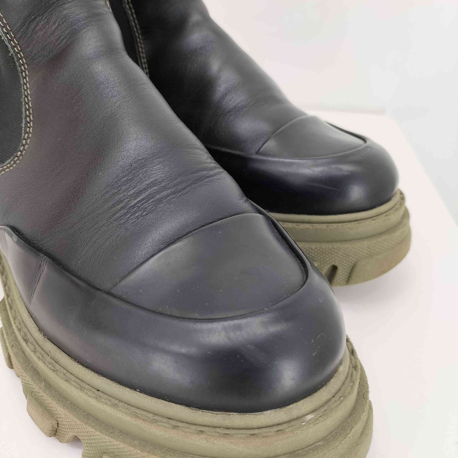 ガニー Ganni Calf Leather サイドゴアブーツ レディース 38 ガニー Ganni Calf Leather サイドゴアブーツ レディース 38