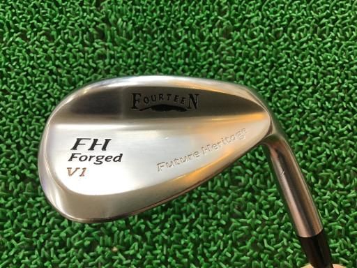【中古】 フォーティーン FH Forged V1 ニッケルクロムメッキ 52 ウェッジ WG リシャフト (フレックスその他) メンズ 男性用 右利き 右用 Cランク ゴルフクラブ