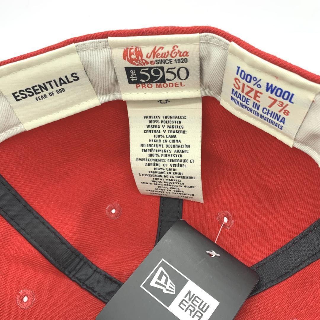 ニューエラ ホワイト×レッド