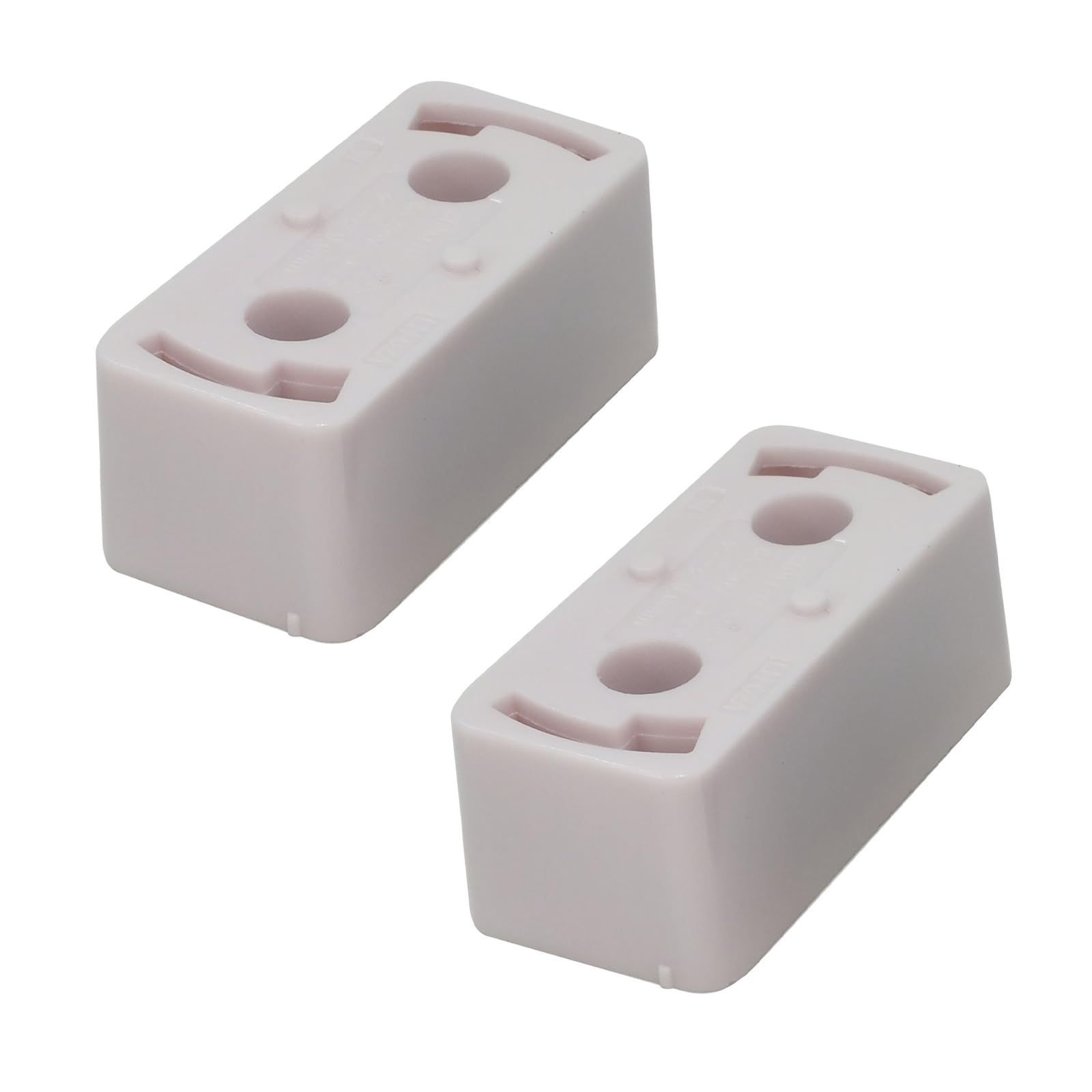 【人気商品】2個入り（付属ネジが） 白い 天井直付けのLED照明器具をシーリング式照明器具に交換するのに利用 引掛シーリングボディ 6A 120V 工事不要 簡単取付 角型ひっかけシーリング Pispoe