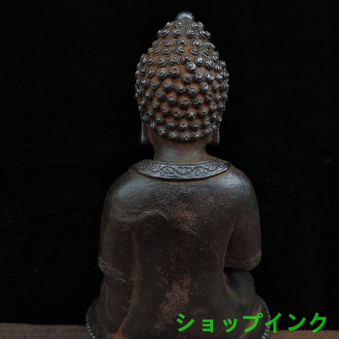 釈迦仏像 鉄製 置物 開運 仏像  工芸品 極細工 美術品 風水 釈迦仏像 鉄製 置物 開運 仏像 工芸品 極細工 美術品 風水