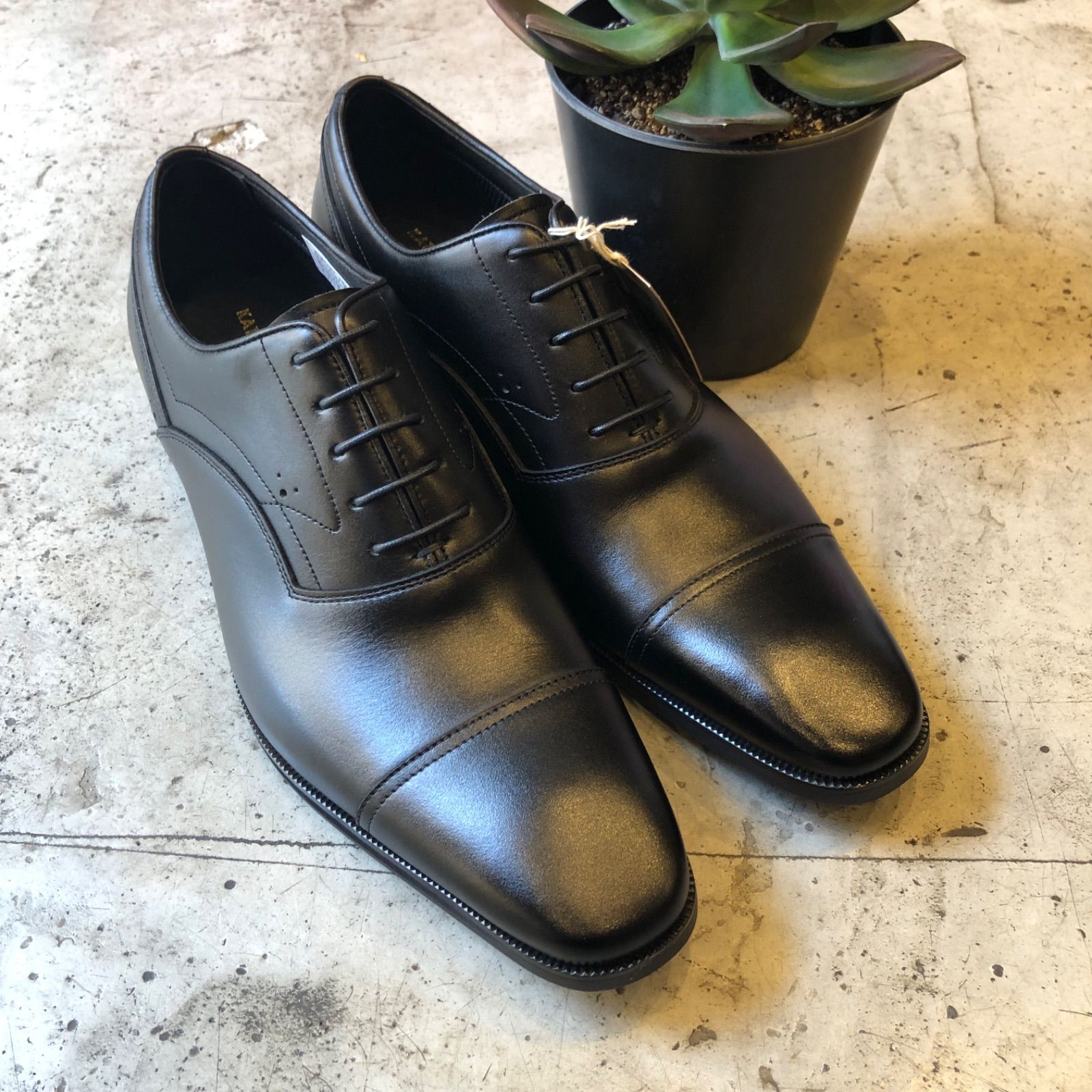 【未使用】 katharine hamnett london レザーシューズ KATHARINE HAMNETT LONDON レザーシューズ(MEN>ビジネス