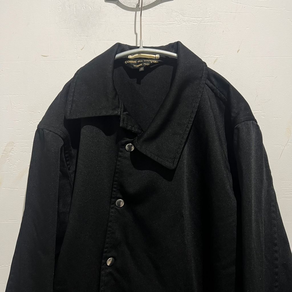 コムデギャルソンオムプリュス 18AW ねじれコーチジャケット XS/黒 COMME des GARCONS HOMME PLUS コムデギャルソンオムプリュス 18AW